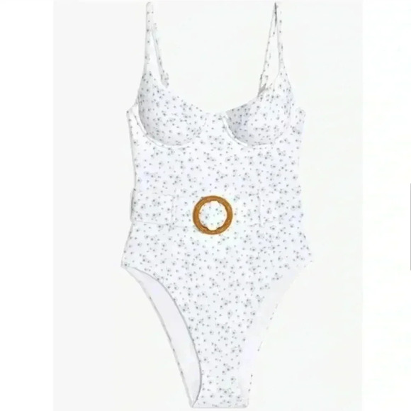 New We Wore What Swimsuit Baby’s Breath $225 - Picture 2 of 7